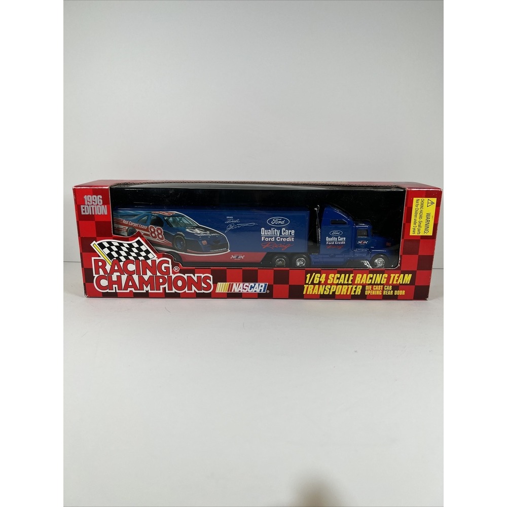 Racing Champions Dale Jarrett  #88‎ Ford Quality NASCAR 1:64 Team Transport 1996